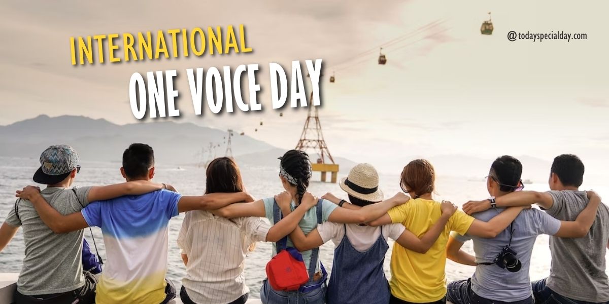 International One Voice Day – July 26, 2023