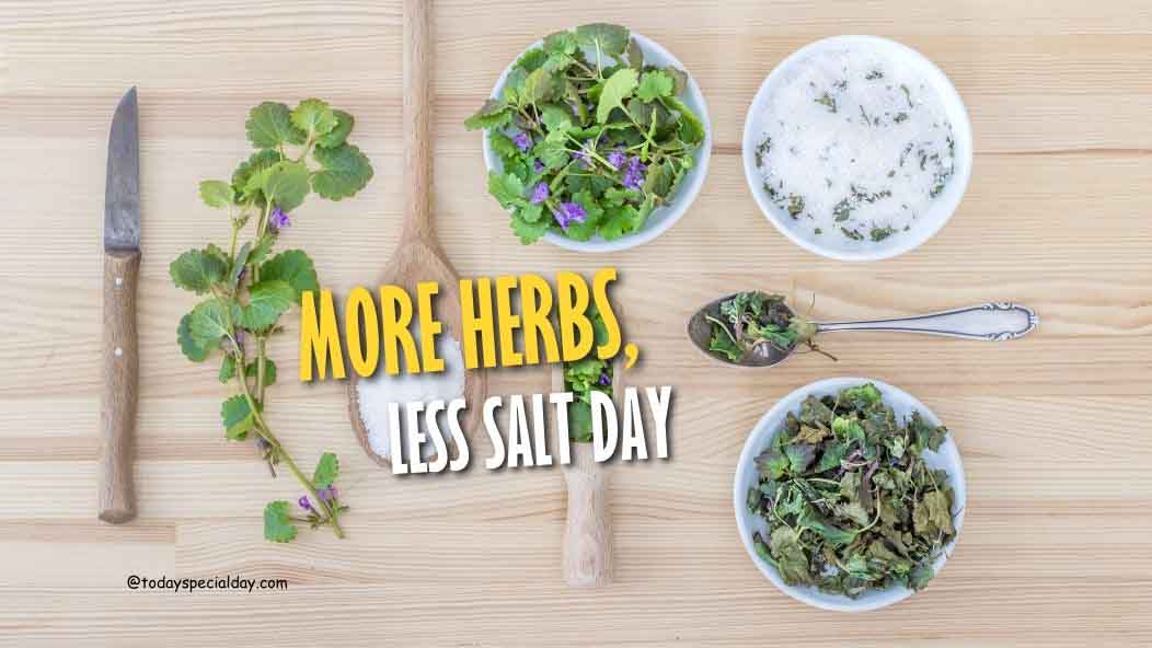 More Herbs, Less Salt Day – August 29: Significance, Tips & Quotes